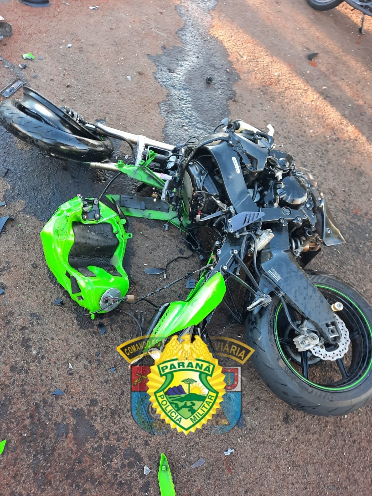 Motociclista morre em acidente na PR-445 sentido Londrina ao trevo da Warta