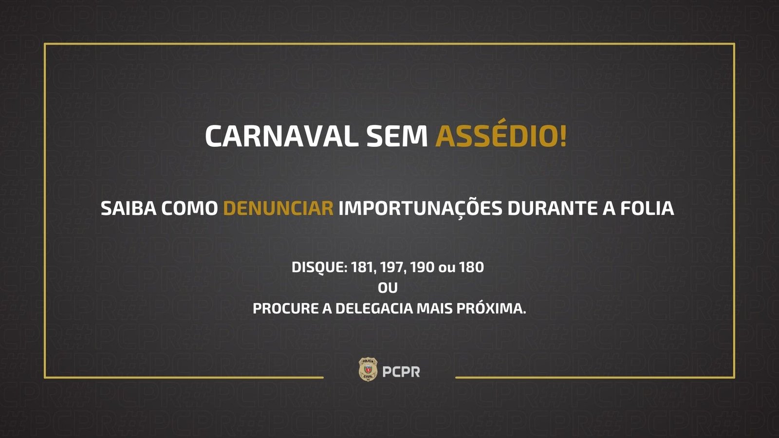 Carnaval sem assédio: saiba como denunciar importunações durante a folia
