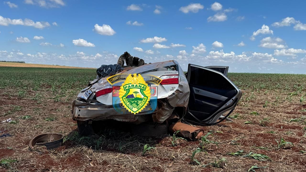 Uma pessoa morreu e outra ficou gravemente ferida em acidente na PR-445 entre Londrina e Bela Vista do Paraíso
