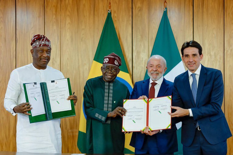 Brasil e Nigéria assinam Acordo de Céus Abertos durante visita presidencial